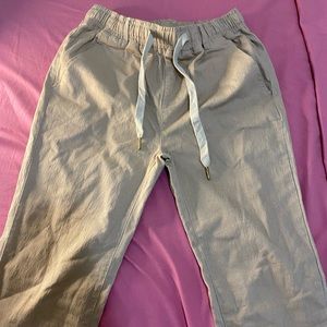 Jawstring Khaki Cargo Pants
